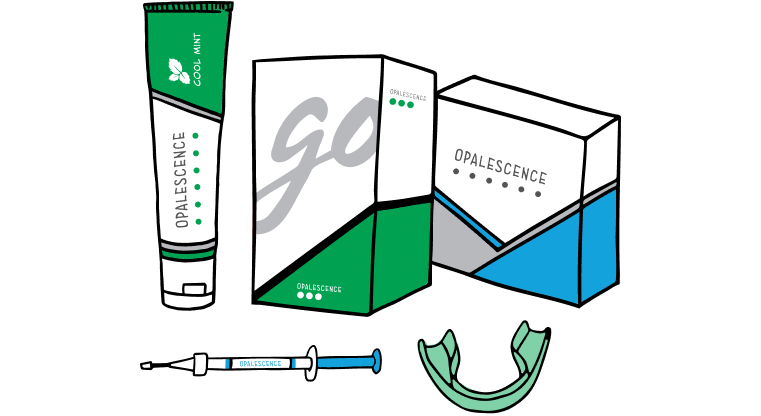 Illustration of Opalescence Product Family